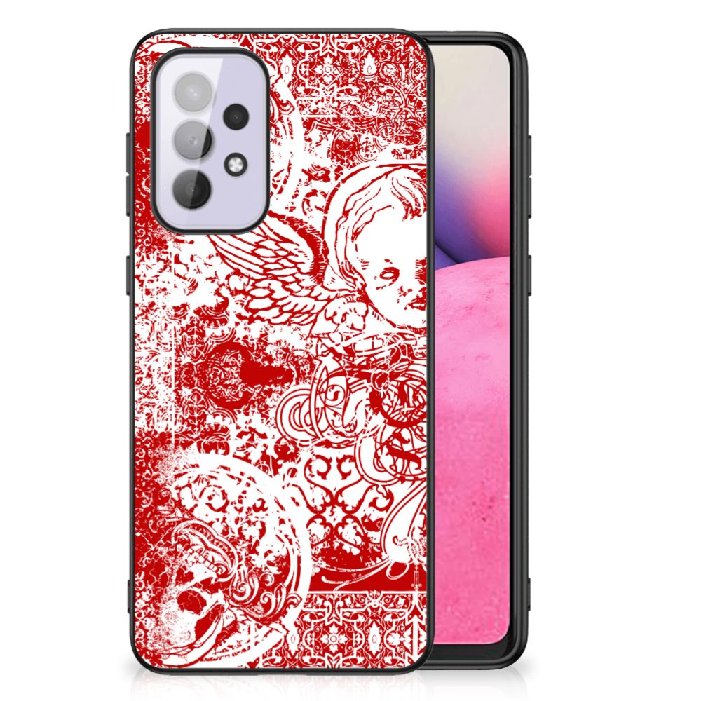 Telefoonhoesje Samsung Galaxy A33 5G Angel Skull Rood B2C Telecom