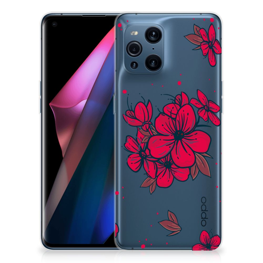 OPPO Find X3 | X3 Pro TPU Case Blossom Red