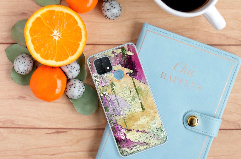 Hoesje maken OPPO A15 Letter Painting B2C Telecom