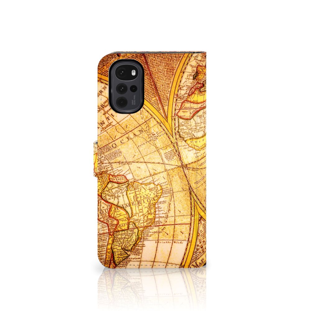 Motorola Moto G22 Flip Cover Kompas