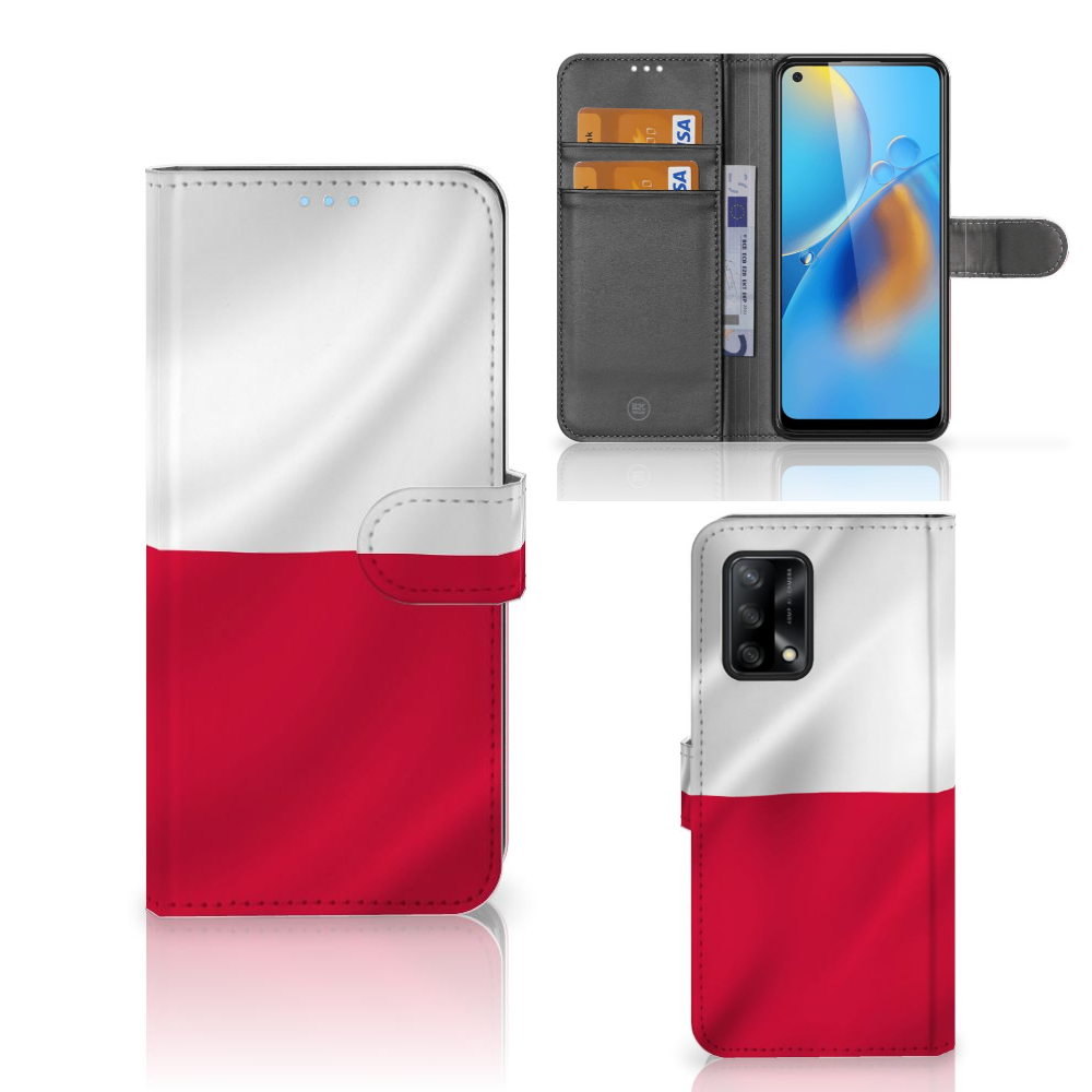 OPPO A74 4G Bookstyle Case Polen