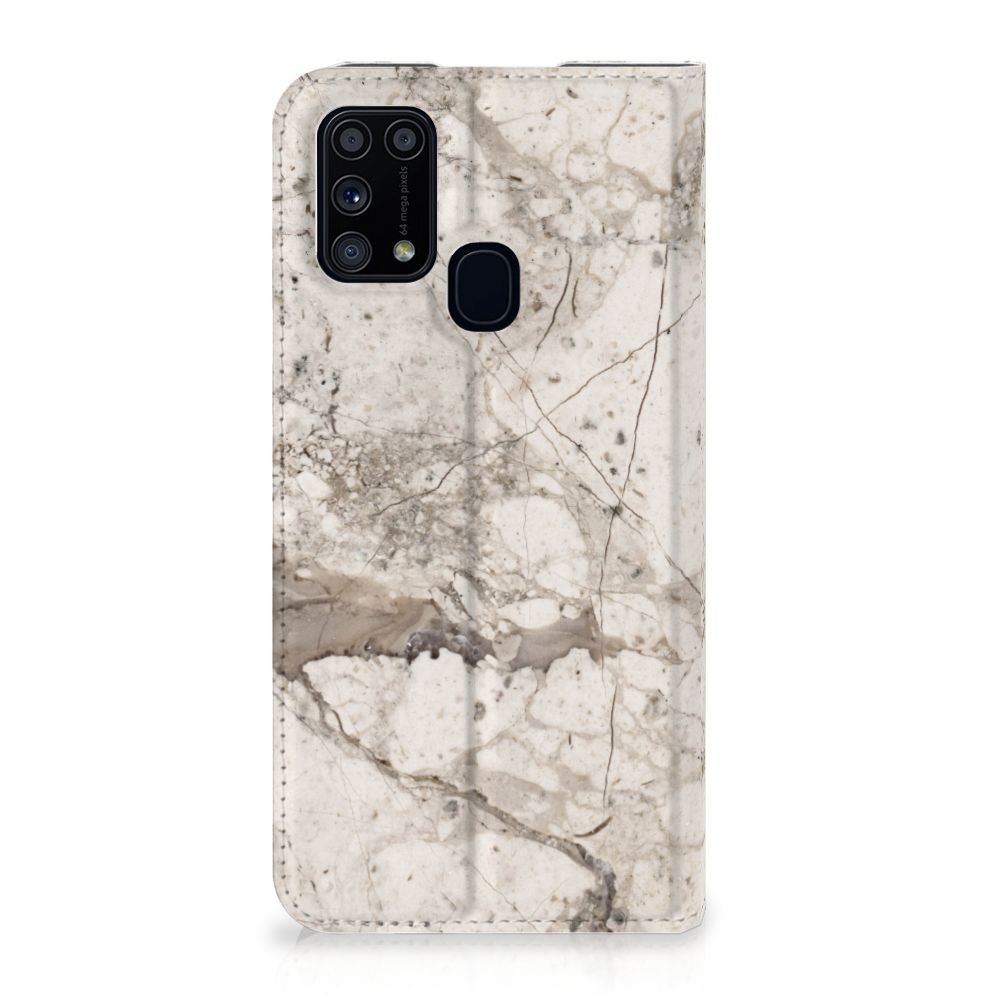 Samsung Galaxy M31 Standcase Marmer Beige - B2C Telecom
