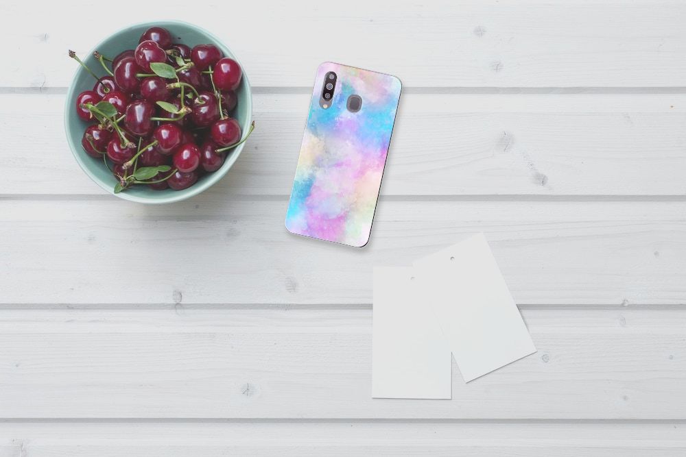 Hoesje maken Samsung Galaxy M30 Watercolor Light