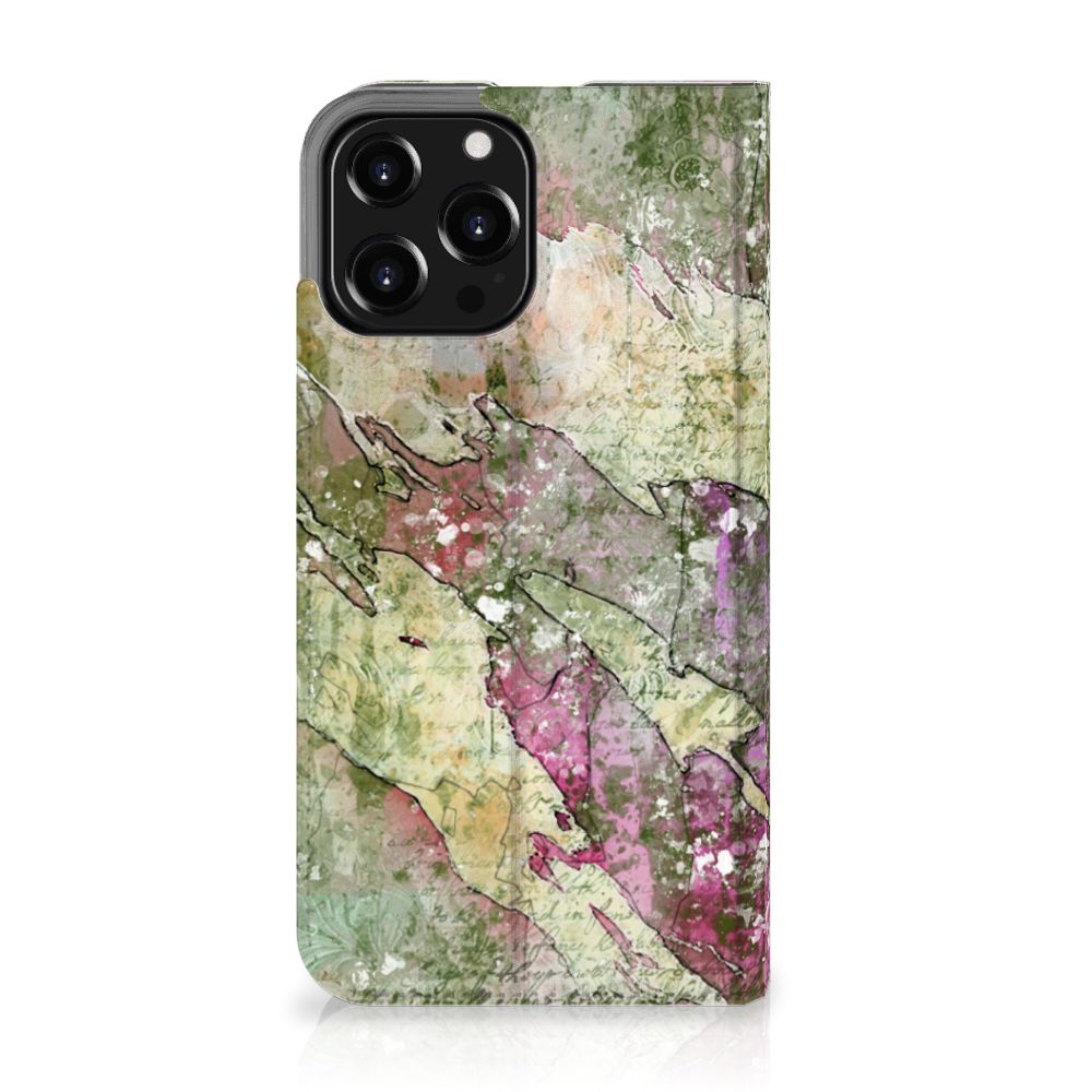 Bookcase iPhone 13 Pro Max Letter Painting - B2C Telecom