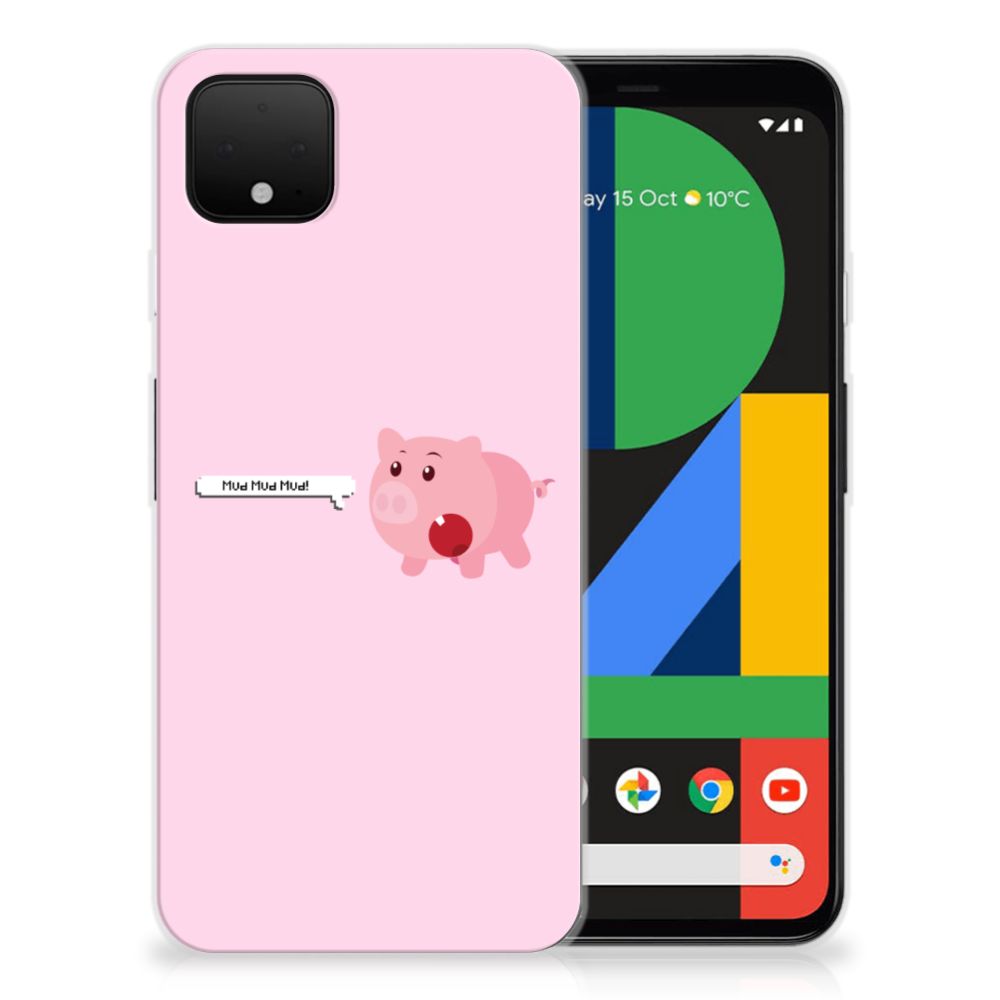 Google Pixel 4 XL Telefoonhoesje met Naam Pig Mud