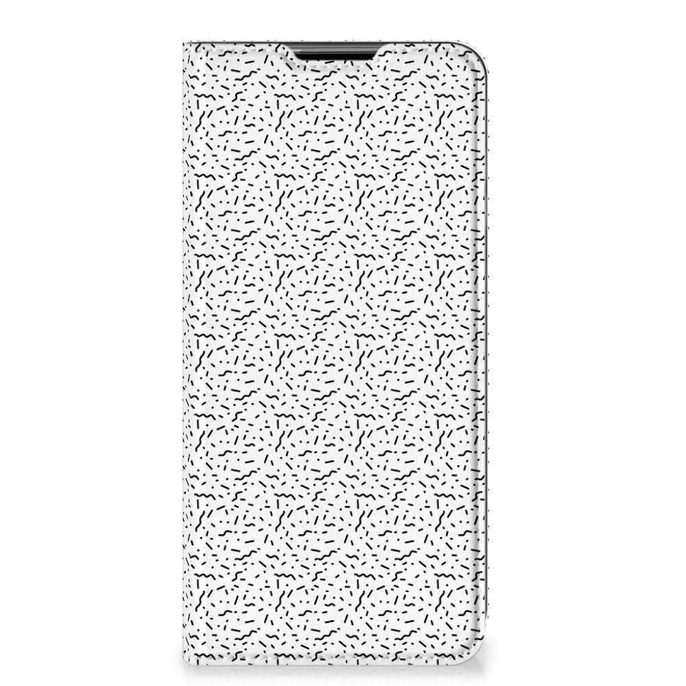 Samsung Galaxy A32 5G Hoesje met Magneet Stripes Dots - B2C Telecom