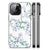 iPhone 14 Pro Max Uniek Bloemen Hoesje Blossom White