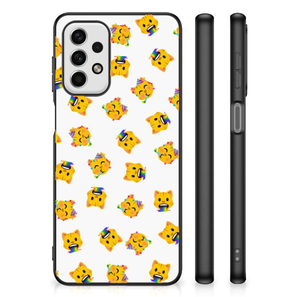 Back Case voor Samsung Galaxy A23 Katten Emojis B2C Telecom