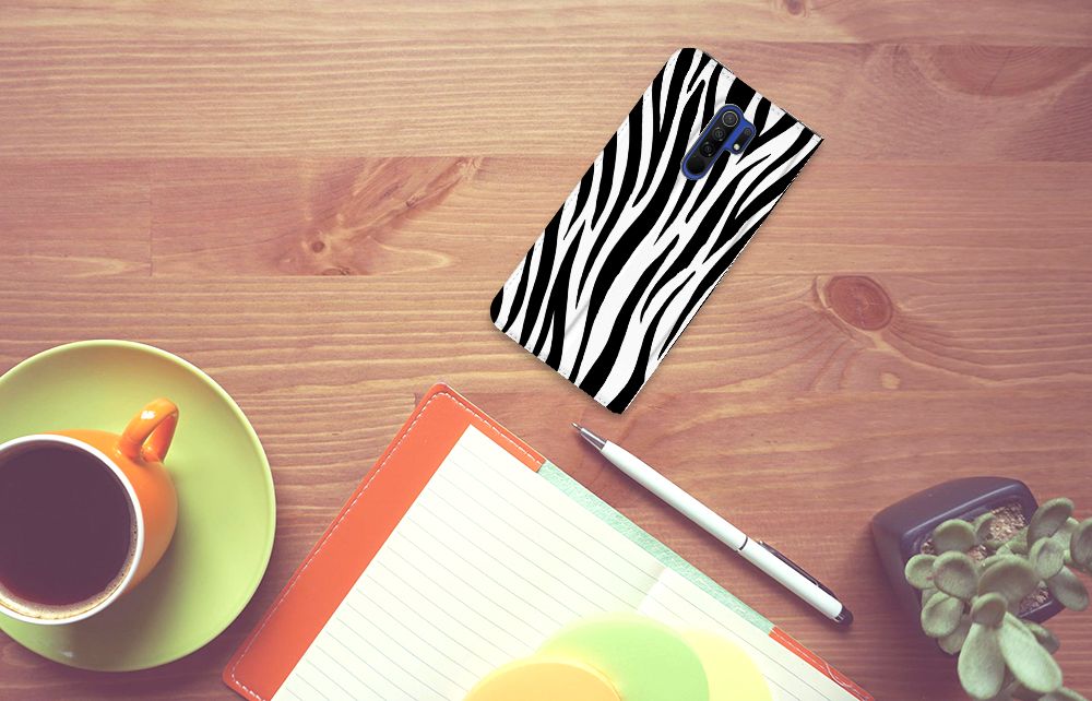 Xiaomi Redmi 9 Hoesje maken Zebra - B2C Telecom
