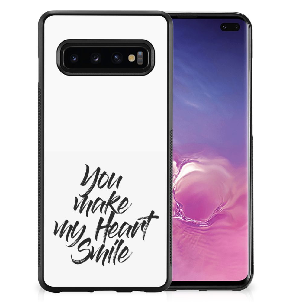 Samsung Galaxy S10+ Hoesje met Quotes Heart Smile