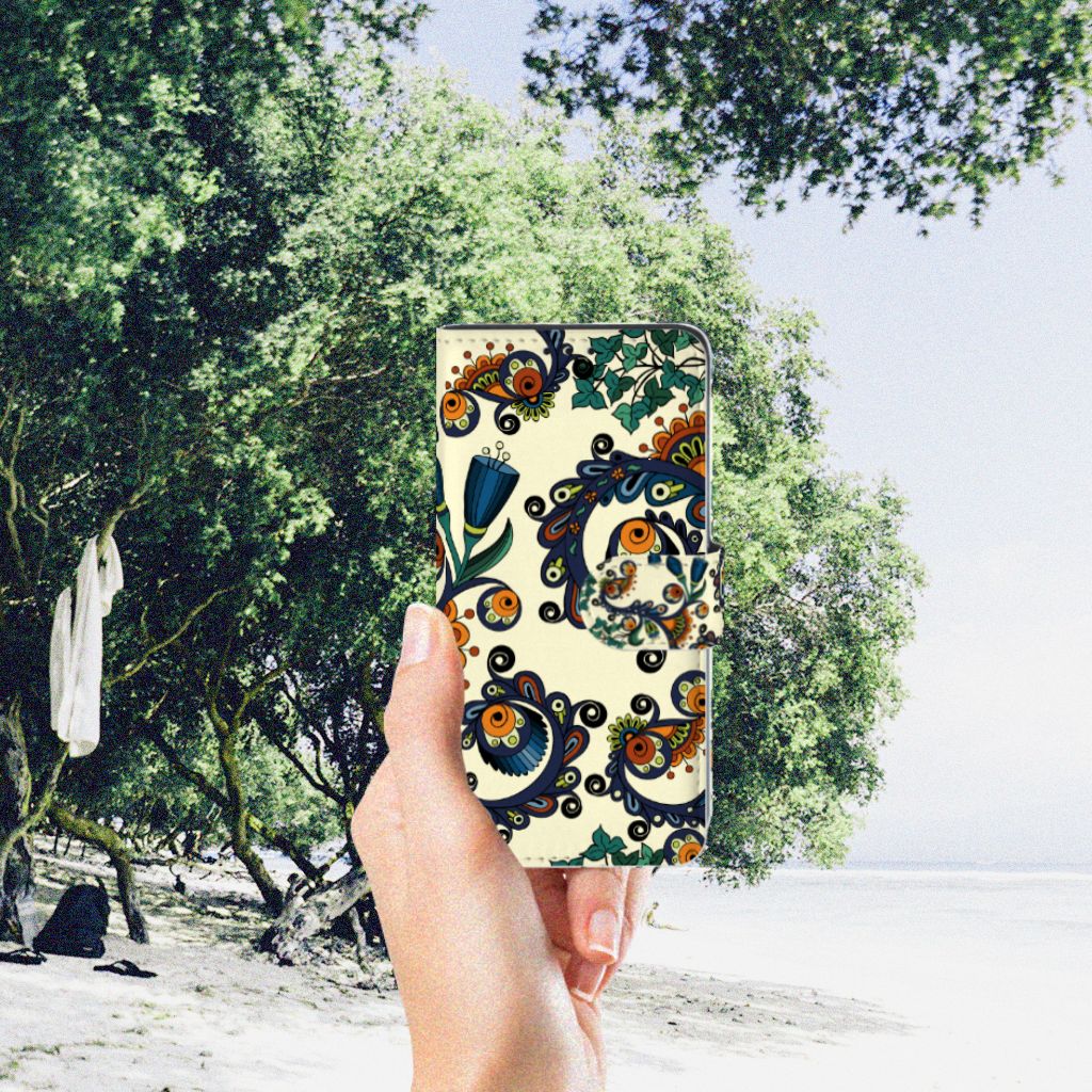 Wallet Case Xiaomi Redmi 7A Barok Flower