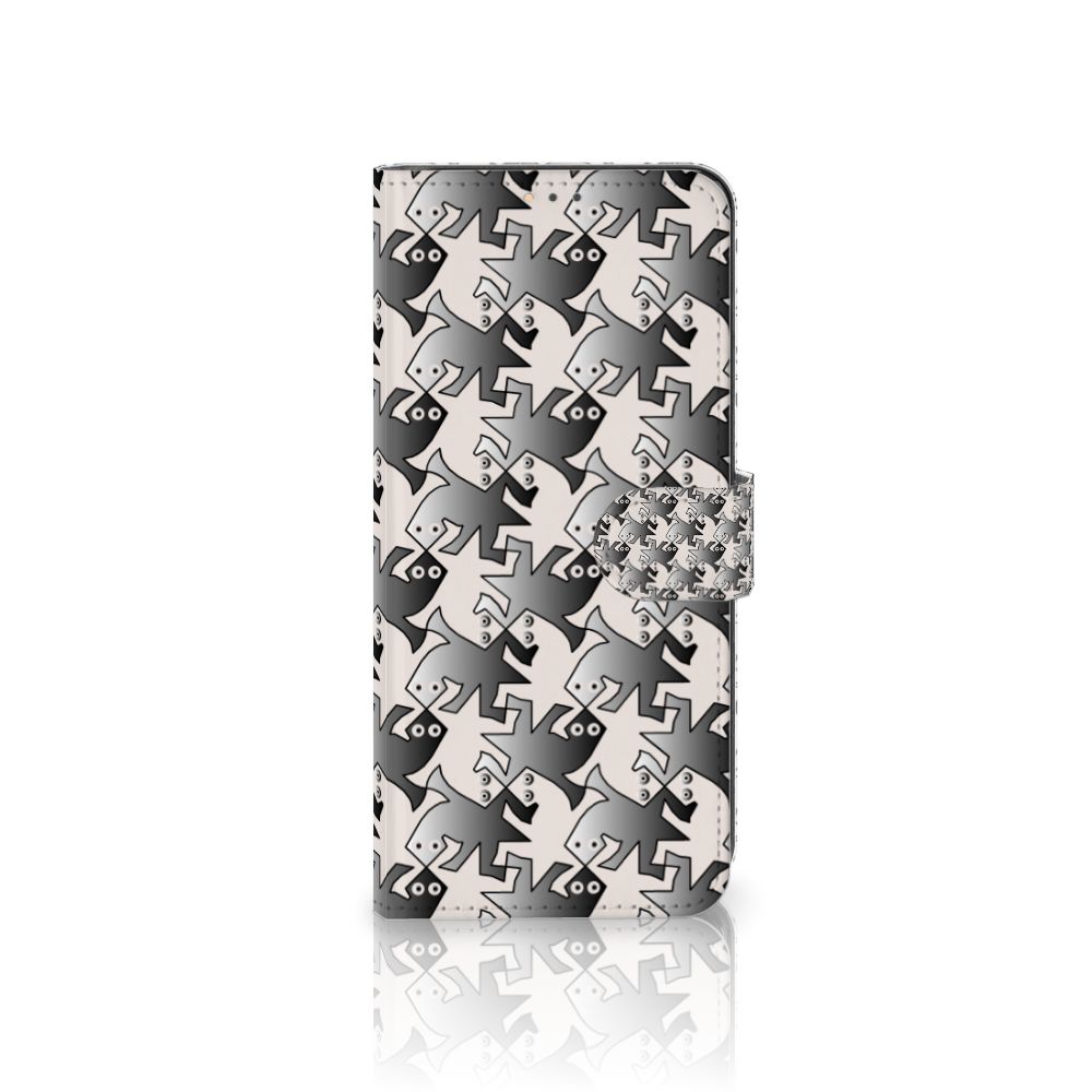Nokia 5.3 Telefoonhoesje met Pasjes Salamander Grey