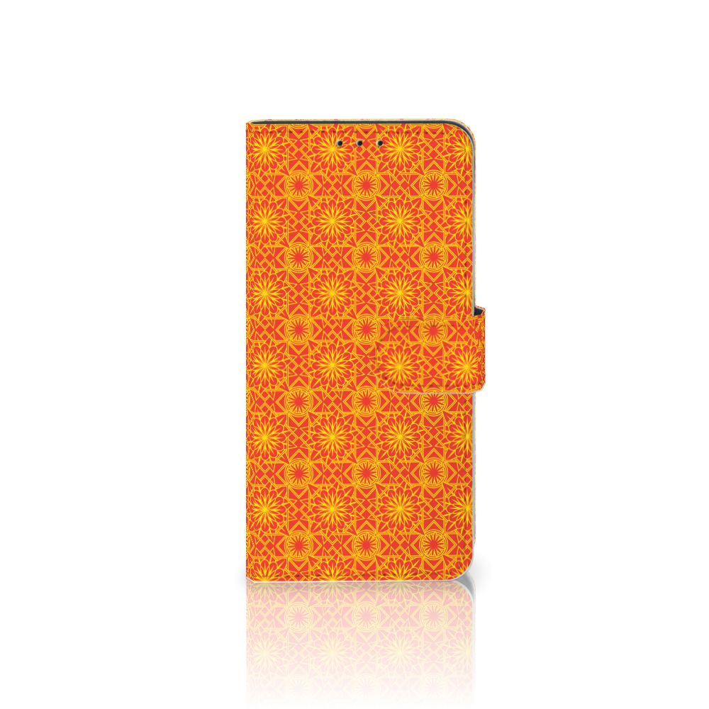 Xiaomi Mi 9 Lite Telefoon Hoesje Batik Oranje
