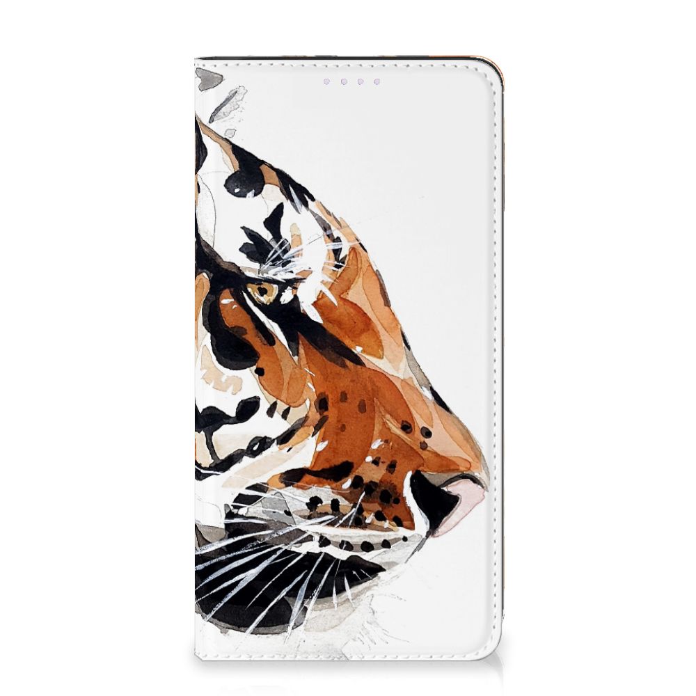 Bookcase OnePlus Nord 2 5G Watercolor Tiger - B2C Telecom