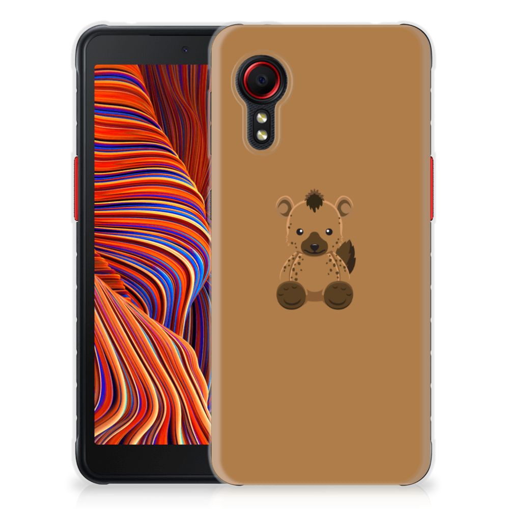 Samsung Galaxy Xcover 5 Telefoonhoesje met Naam Baby Hyena B2C Telecom