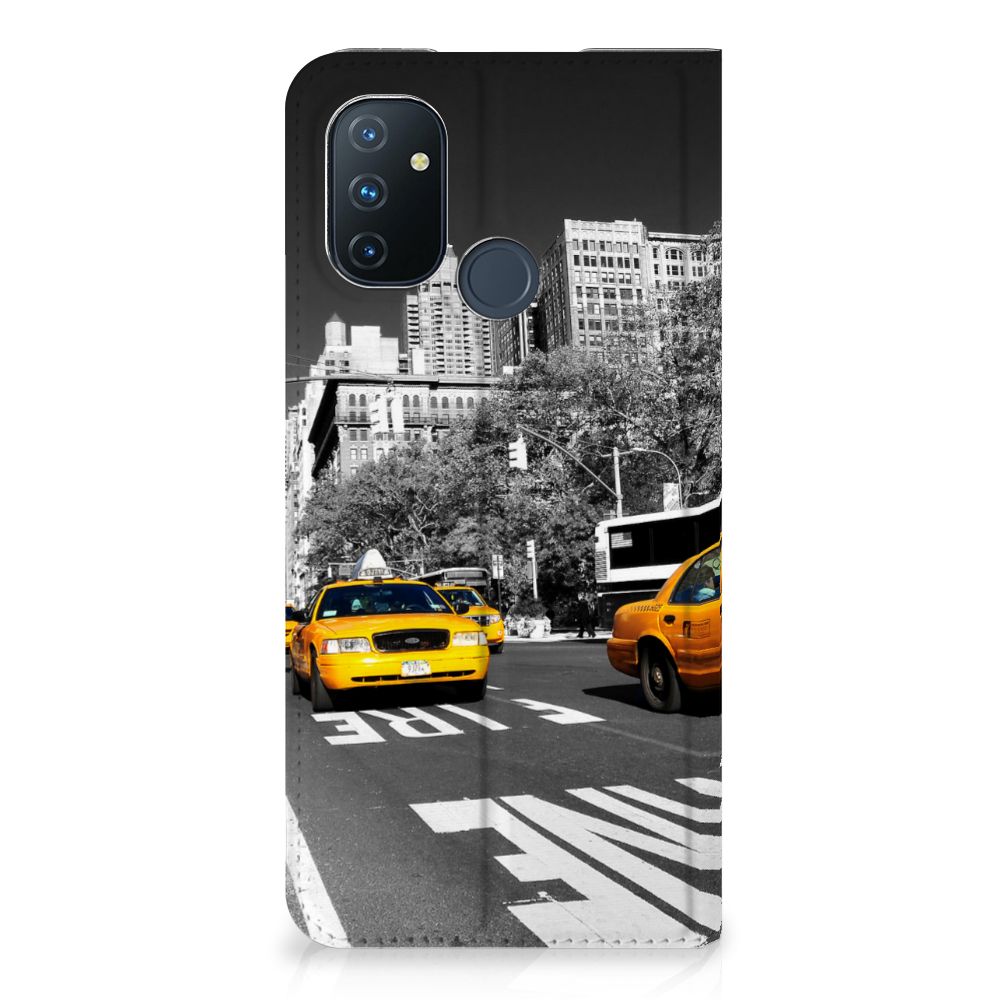 OnePlus Nord N100 Book Cover New York Taxi - B2C Telecom