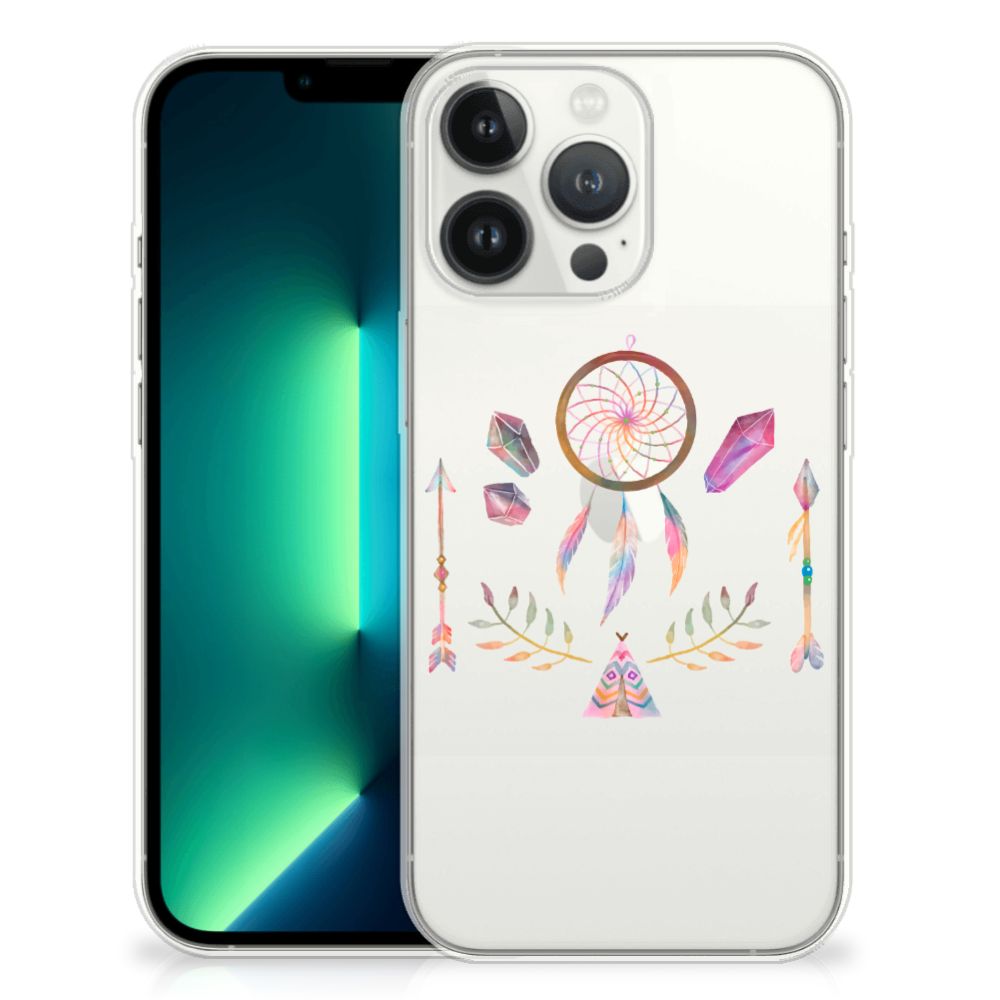iPhone 13 Pro Max Telefoonhoesje met Naam Boho Dreamcatcher B2C Telecom