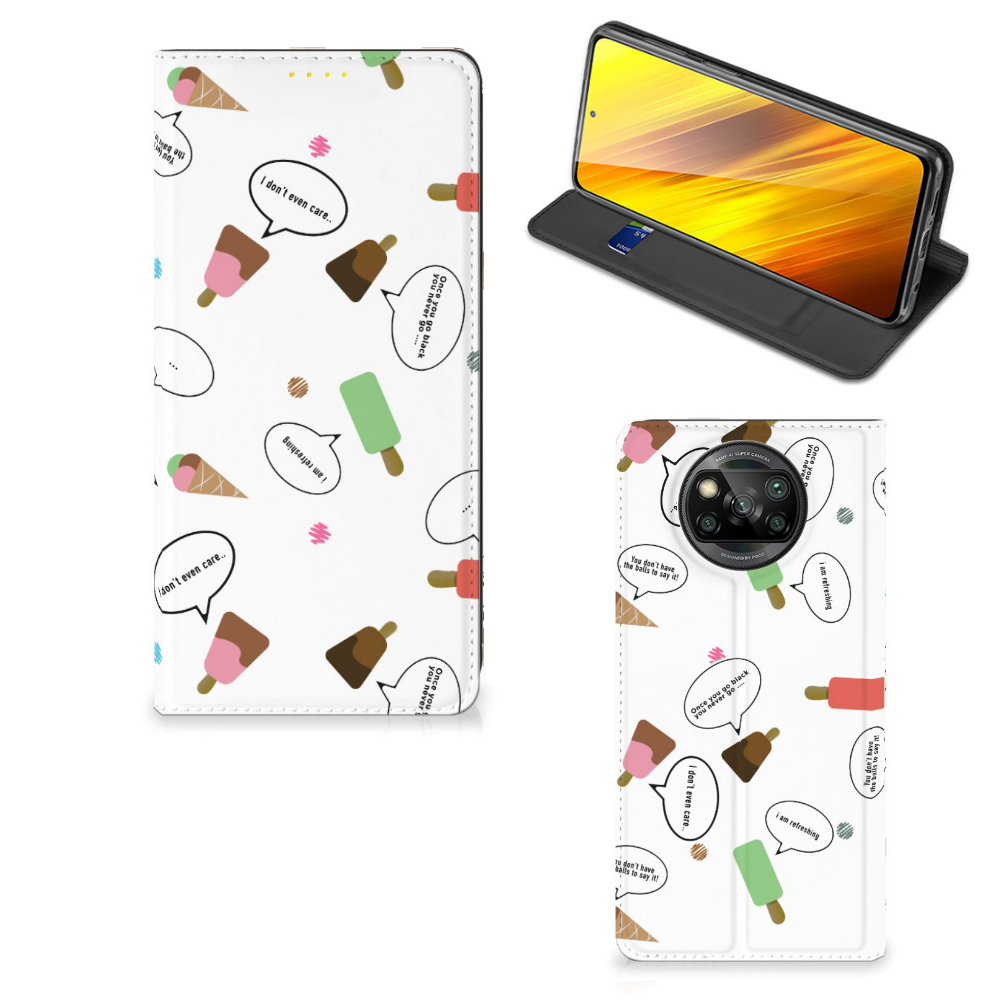 Xiaomi Poco X3 Pro | Poco X3 Flip Style Cover IJsjes - B2C Telecom