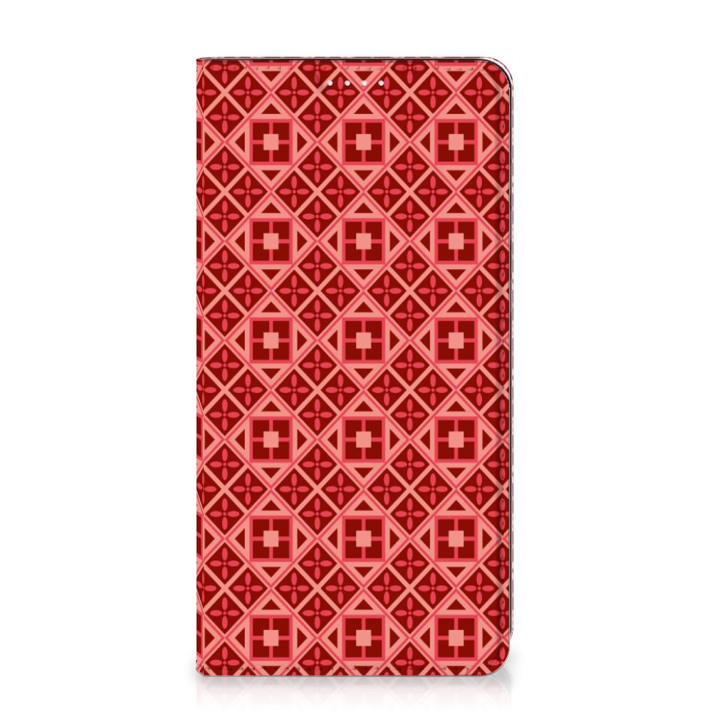 Samsung Galaxy S20 FE Hoesje met Magneet Batik Rood - B2C Telecom