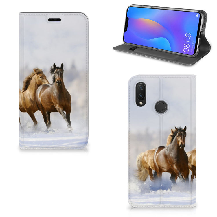 Huawei P Smart Plus Hoesje maken Paarden