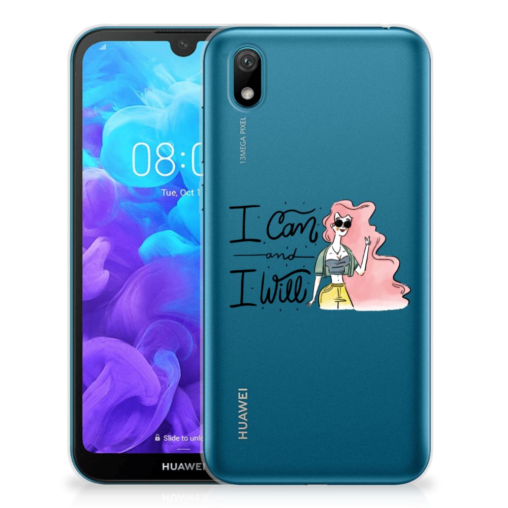 Huawei Y5 (2019) Telefoonhoesje met Naam i Can