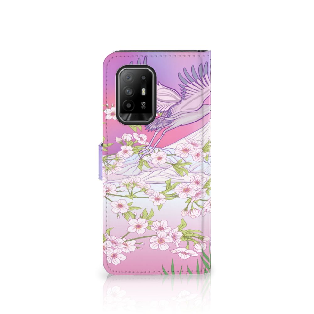 OPPO Reno5 Z | A94 5G Telefoonhoesje met Pasjes Bird Flying