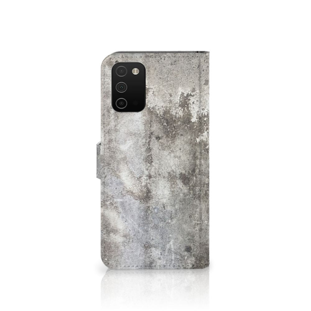 Samsung Galaxy A03s Bookcase Beton Print