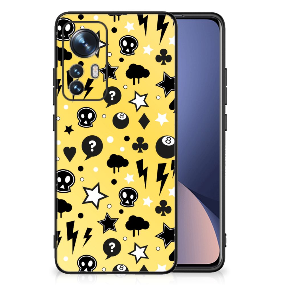 Telefoonhoesje Xiaomi 12 | 12X Punk Geel