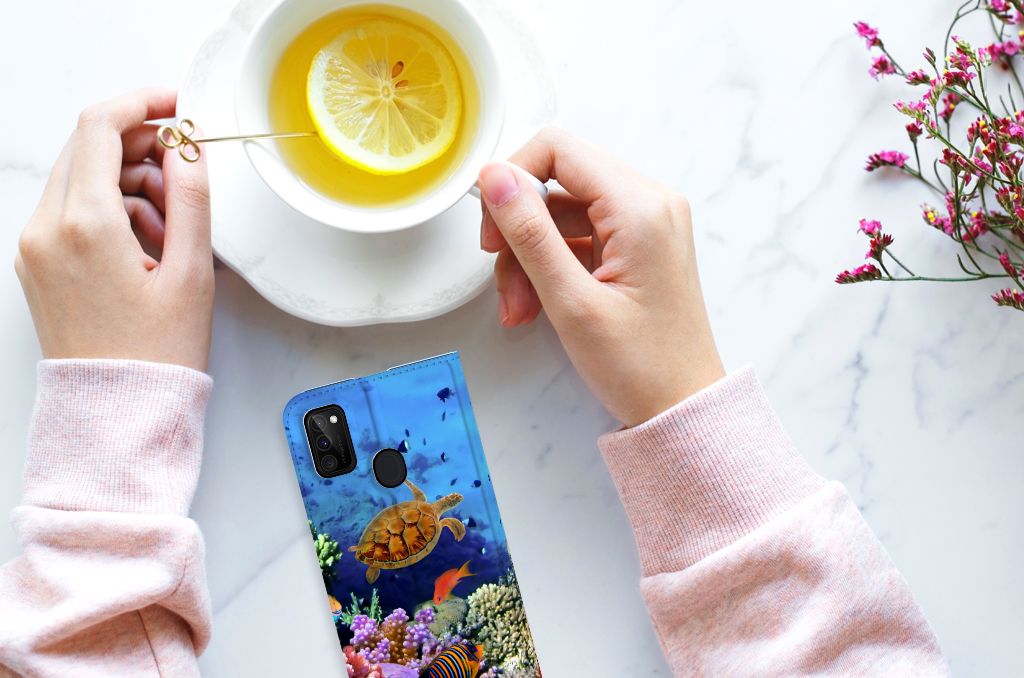 Samsung Galaxy M30s | M21 Hoesje maken Vissen - B2C Telecom