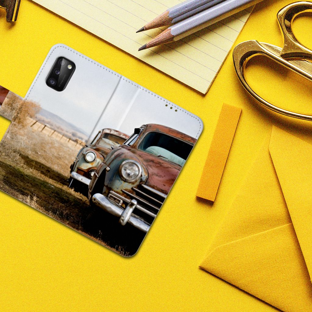 Samsung Galaxy A41 Telefoonhoesje met foto Vintage Auto