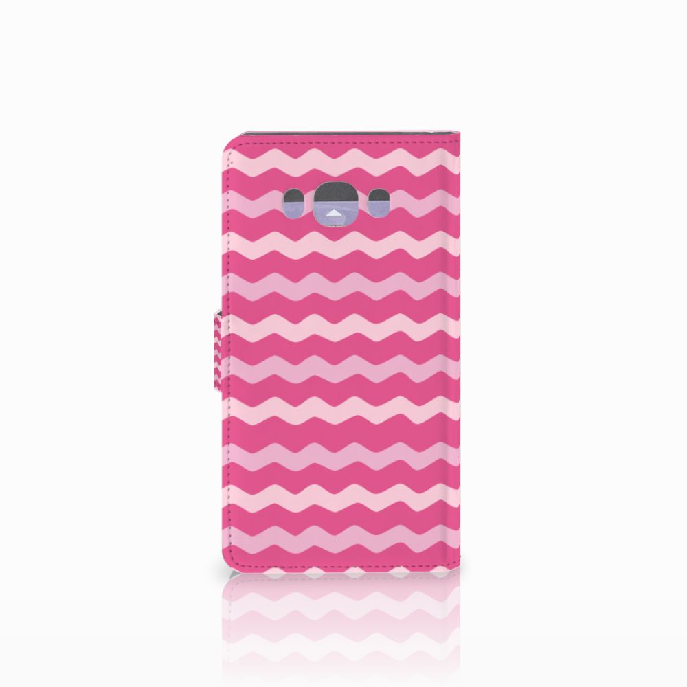 Samsung Galaxy J7 2016 Telefoon Hoesje Waves Pink