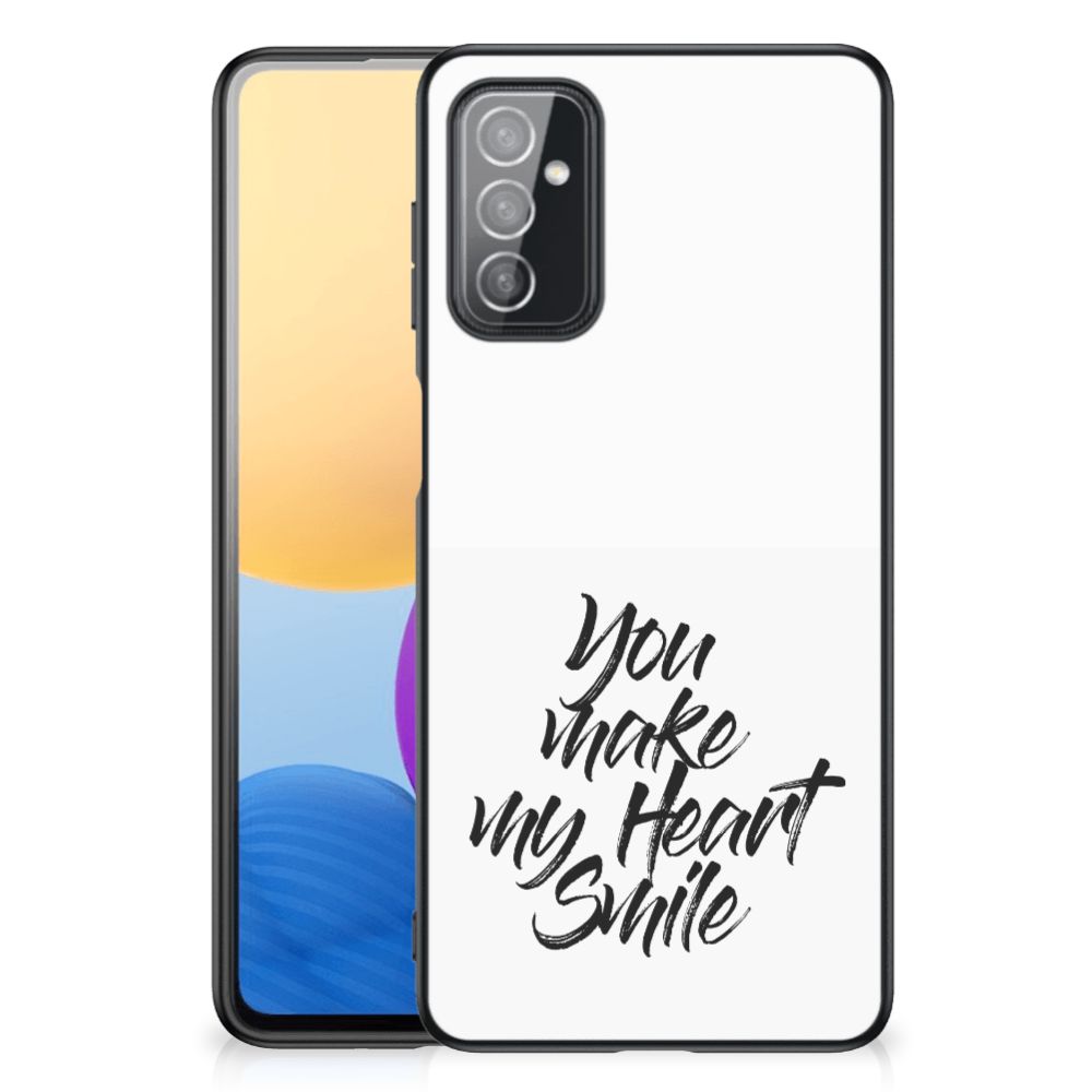 Samsung Galaxy M52 Telefoon Hoesje met tekst Heart Smile