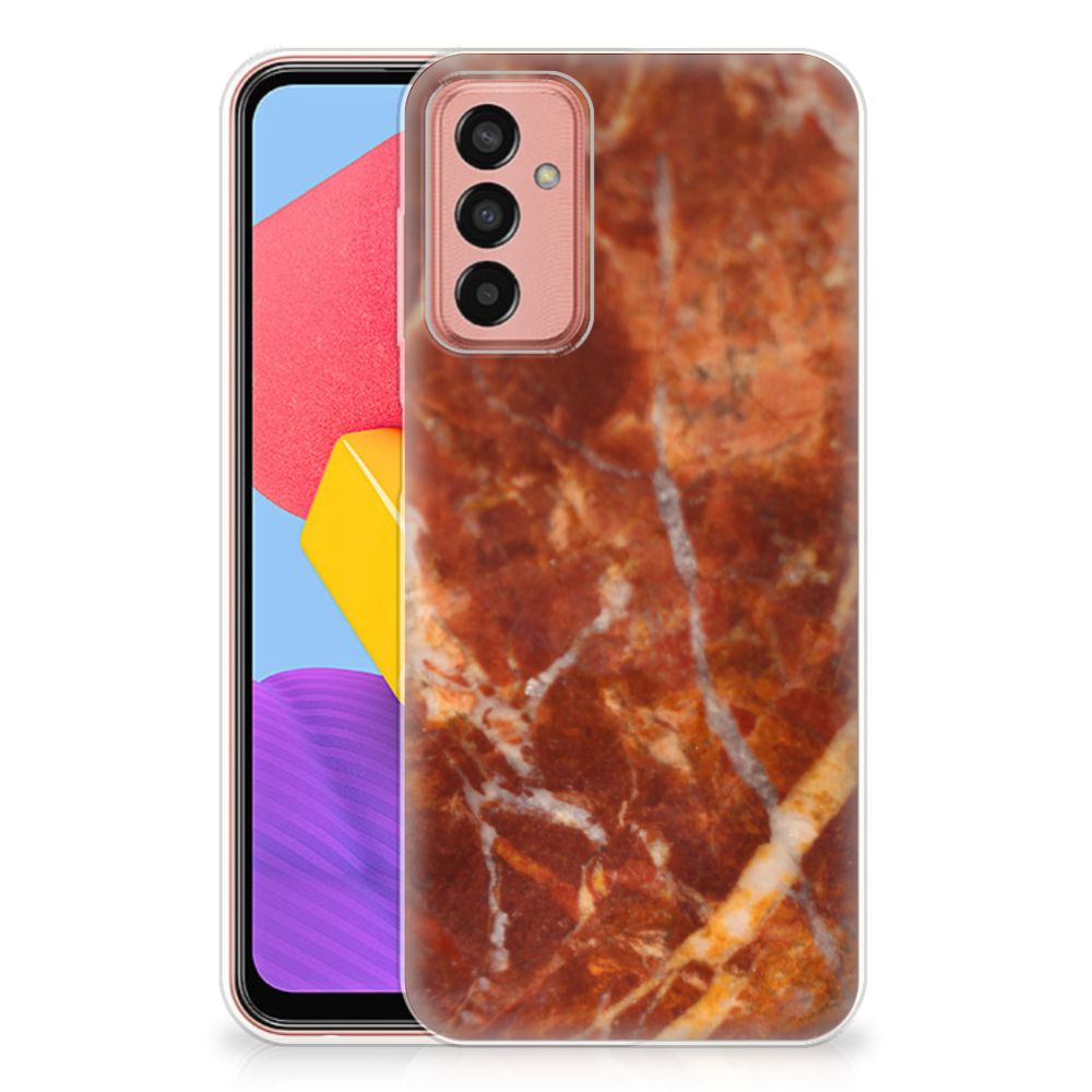 Samsung Galaxy M13 | M23 TPU Siliconen Hoesje Marmer Bruin B2C Telecom