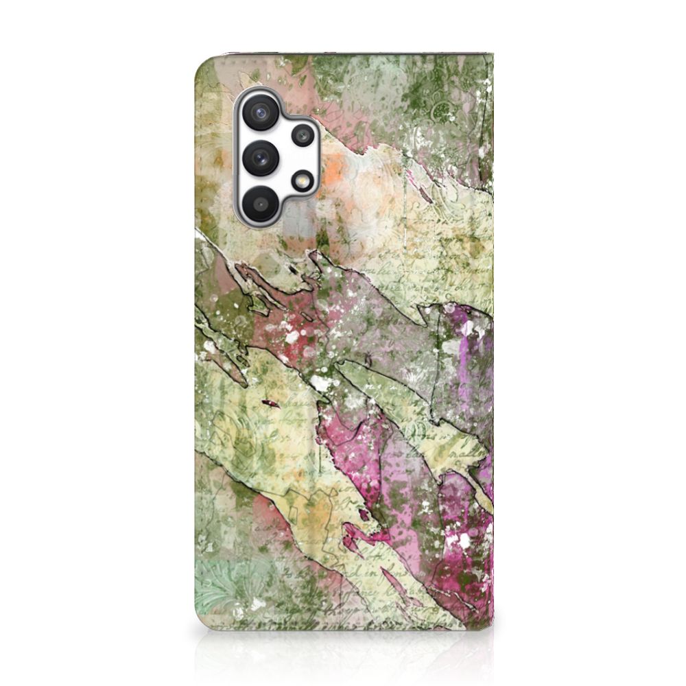 Bookcase Samsung Galaxy A32 4G | A32 5G Enterprise Editie Letter Painting - B2C Telecom