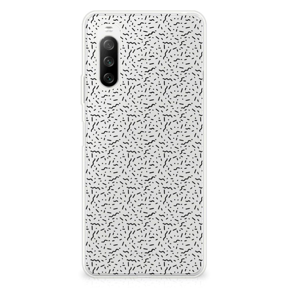 Sony Xperia 10 III TPU bumper Stripes Dots