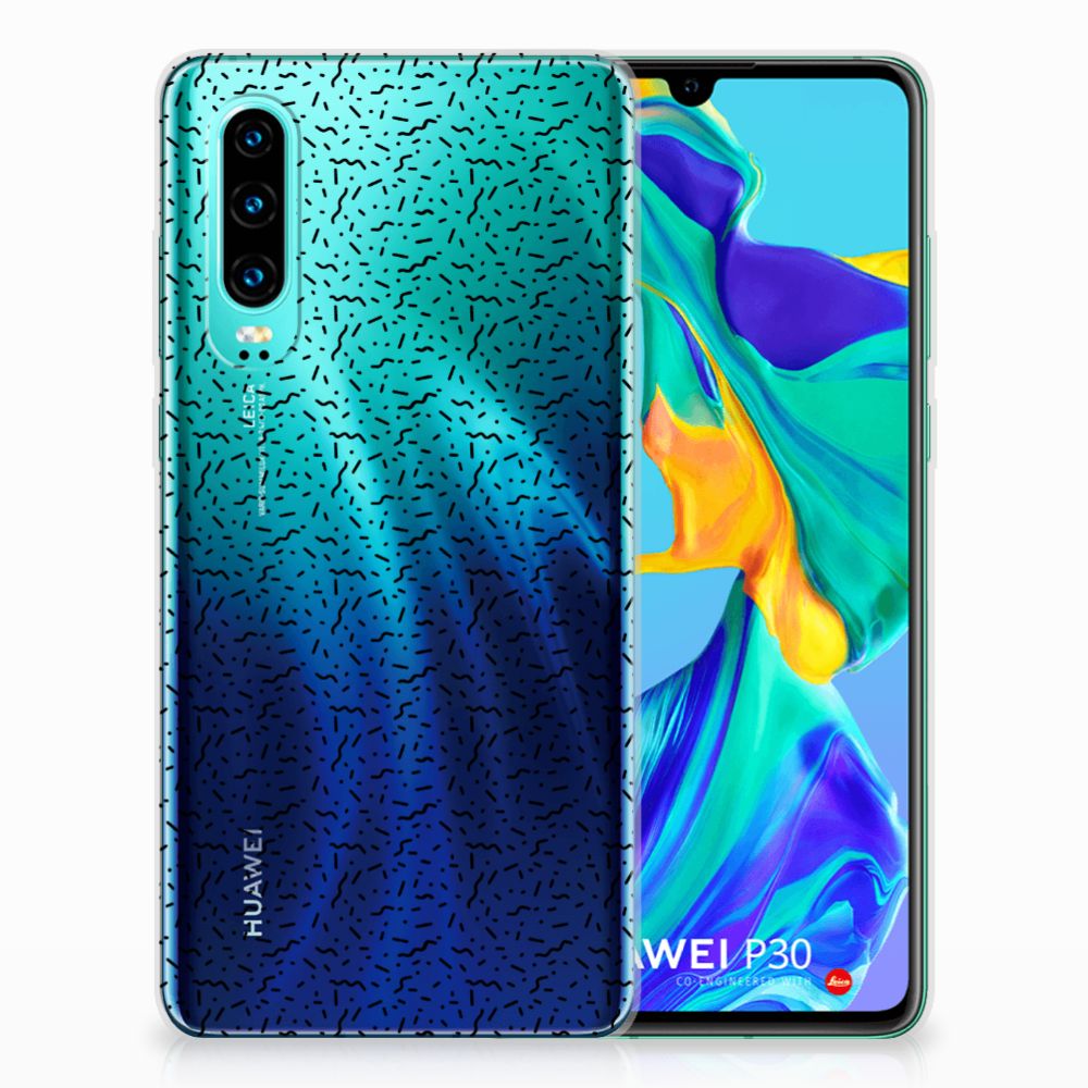 Huawei P30 TPU bumper Stripes Dots