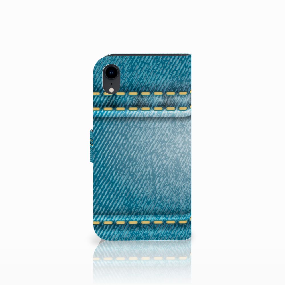 Apple iPhone Xr Wallet Case met Pasjes Jeans