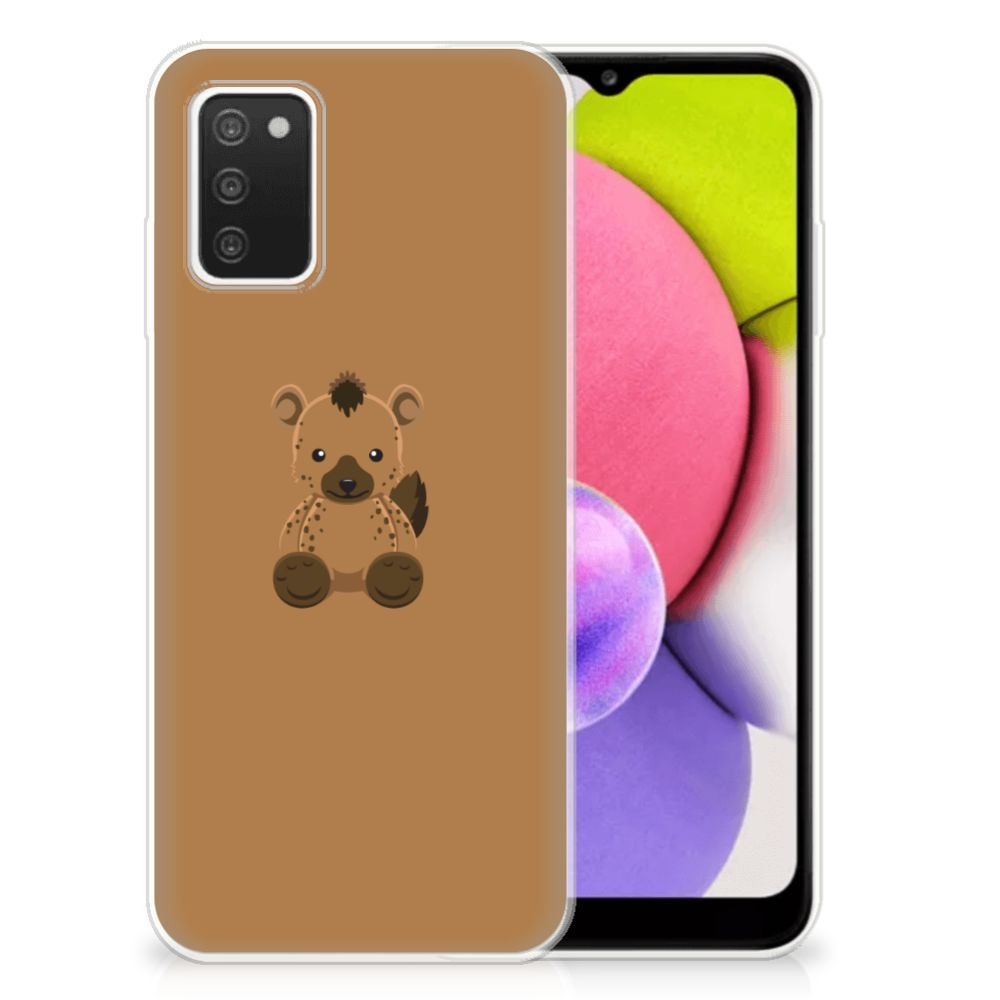 Samsung Galaxy A03S Telefoonhoesje met Naam Baby Hyena B2C Telecom