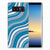 Samsung Galaxy Note 8 TPU bumper Waves Blue