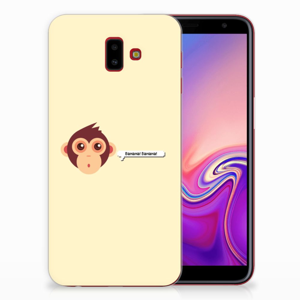 Samsung Galaxy J6 Plus (2018) Telefoonhoesje met Naam Monkey