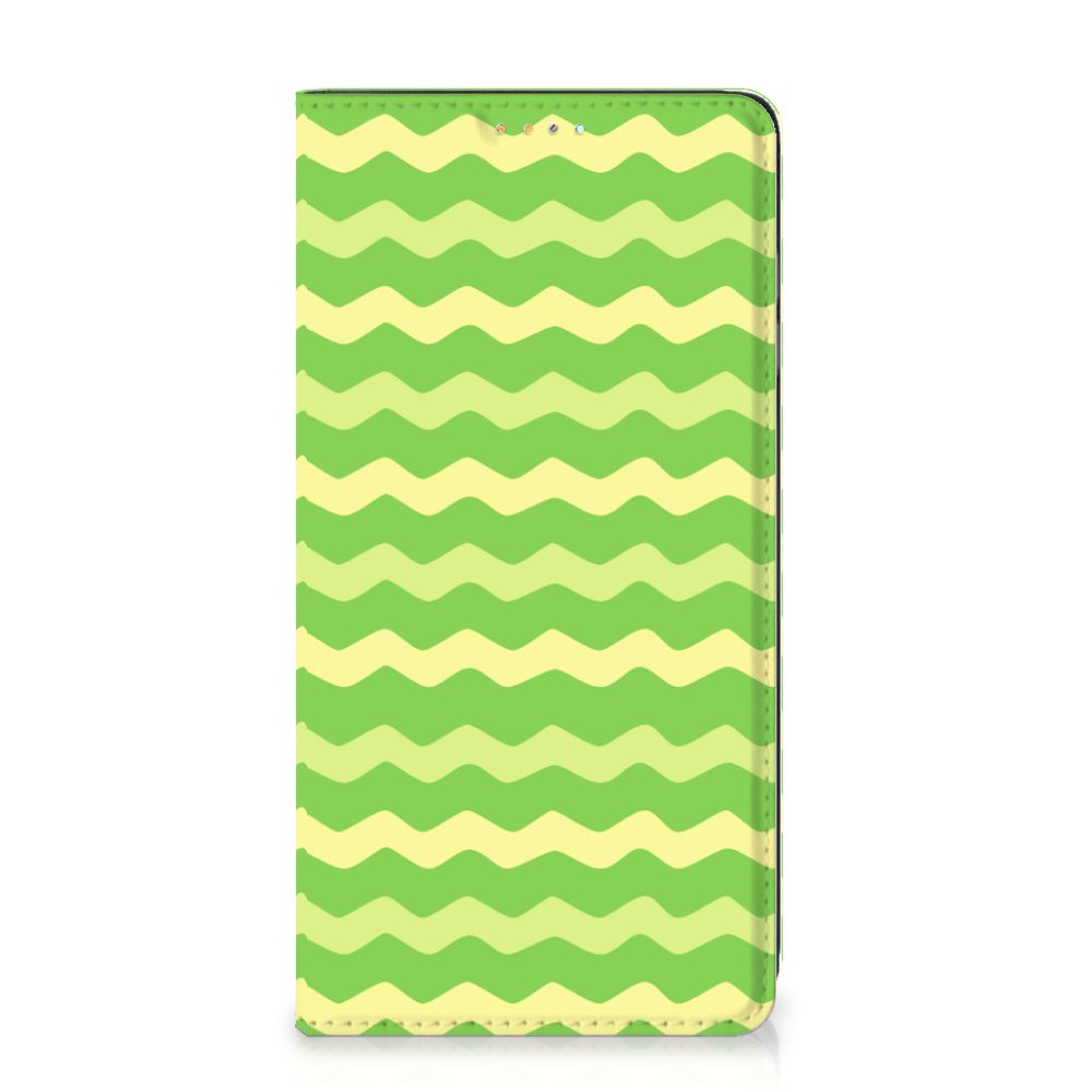 Samsung Galaxy A32 4G | A32 5G Enterprise Editie Hoesje met Magneet Waves Green - B2C Telecom