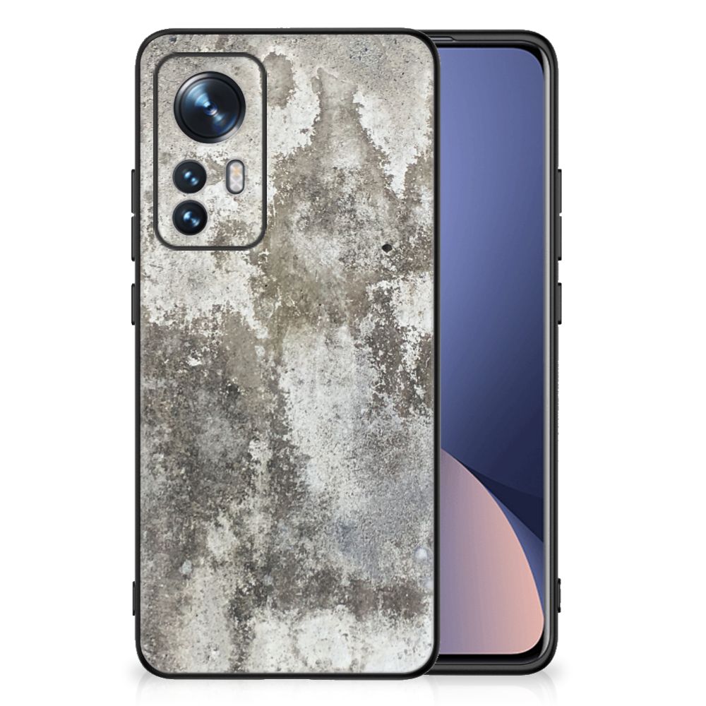 Xiaomi 12 | 12X Marmeren Print Telefoonhoesje Beton Print