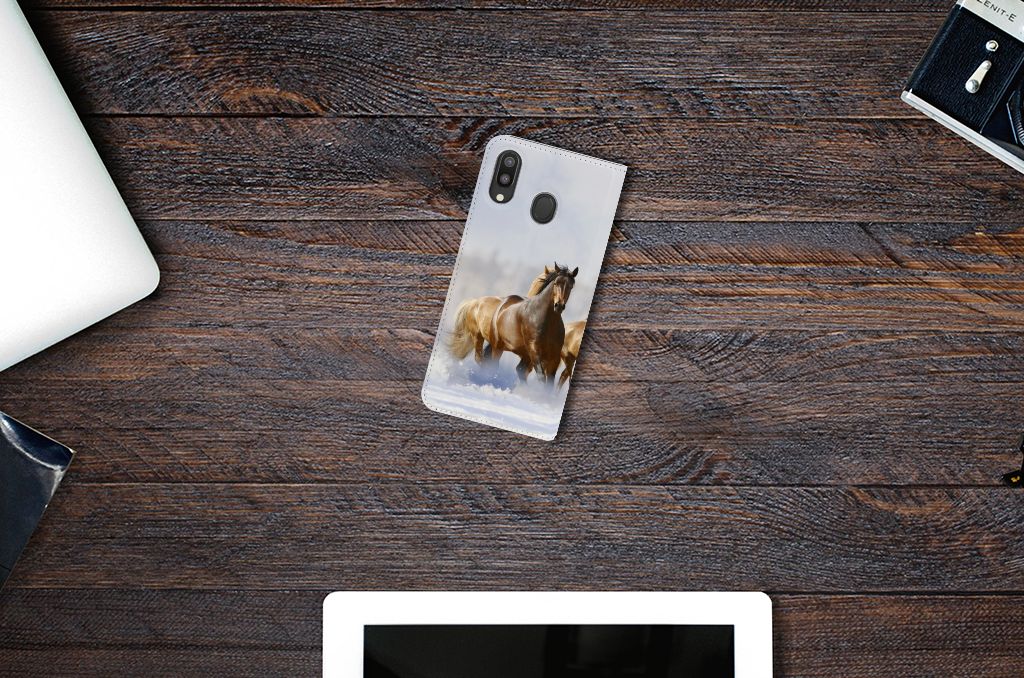Samsung Galaxy M20 Hoesje maken Paarden