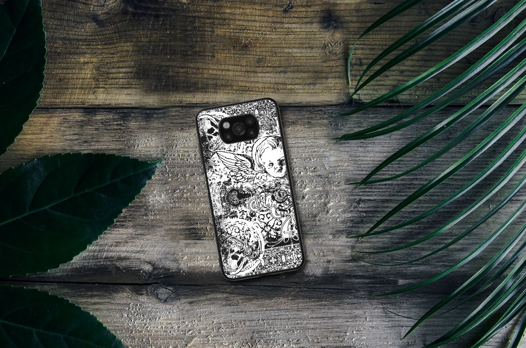 Telefoonhoesje Xiaomi Poco X3 | X3 Pro Skulls Angel B2C Telecom