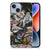 Apple iPhone 14 Siliconen Hoesje met foto Badges