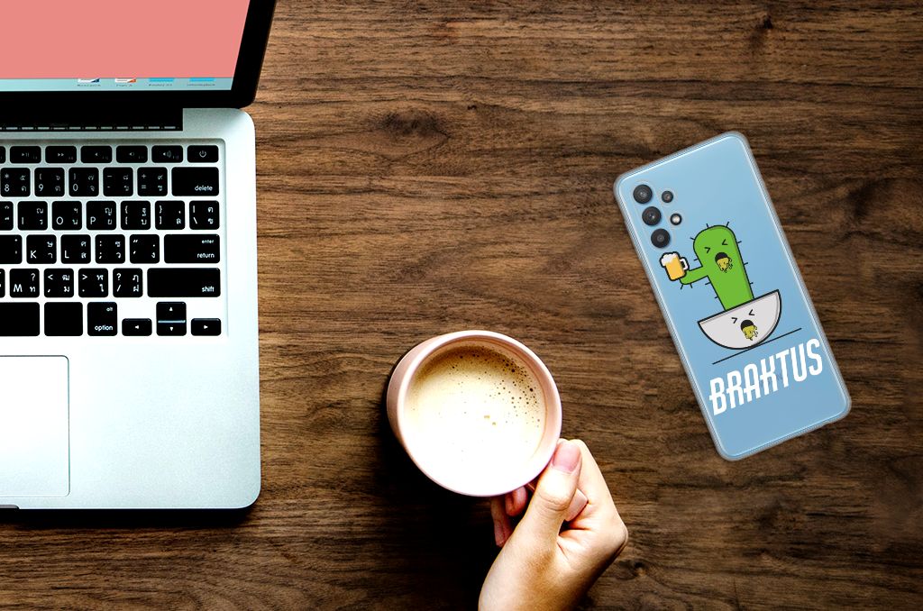 Samsung Galaxy A32 5G Telefoonhoesje met Naam Braktus B2C Telecom