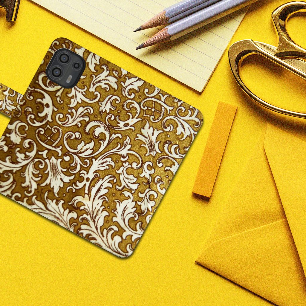 Wallet Case Motorola Edge 20 Lite Barok Goud