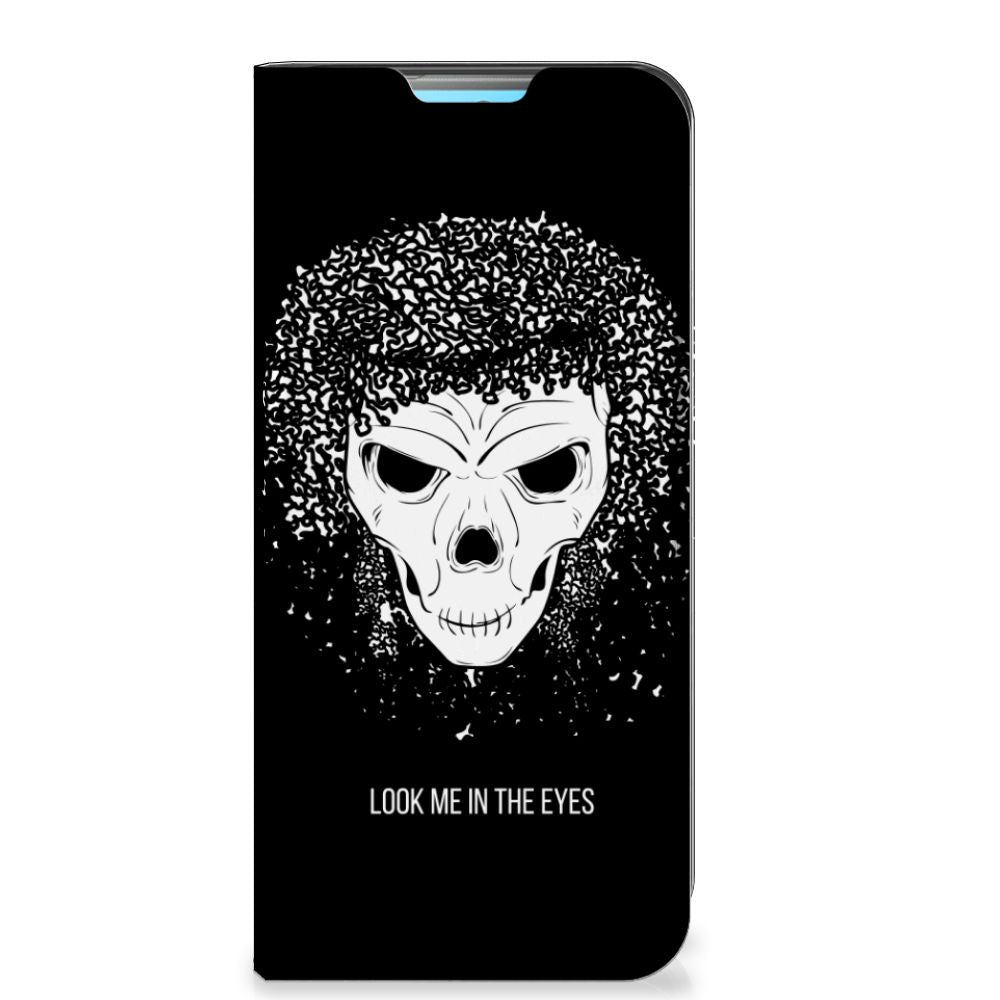 Mobiel BookCase Xiaomi Redmi 10 Skull Hair