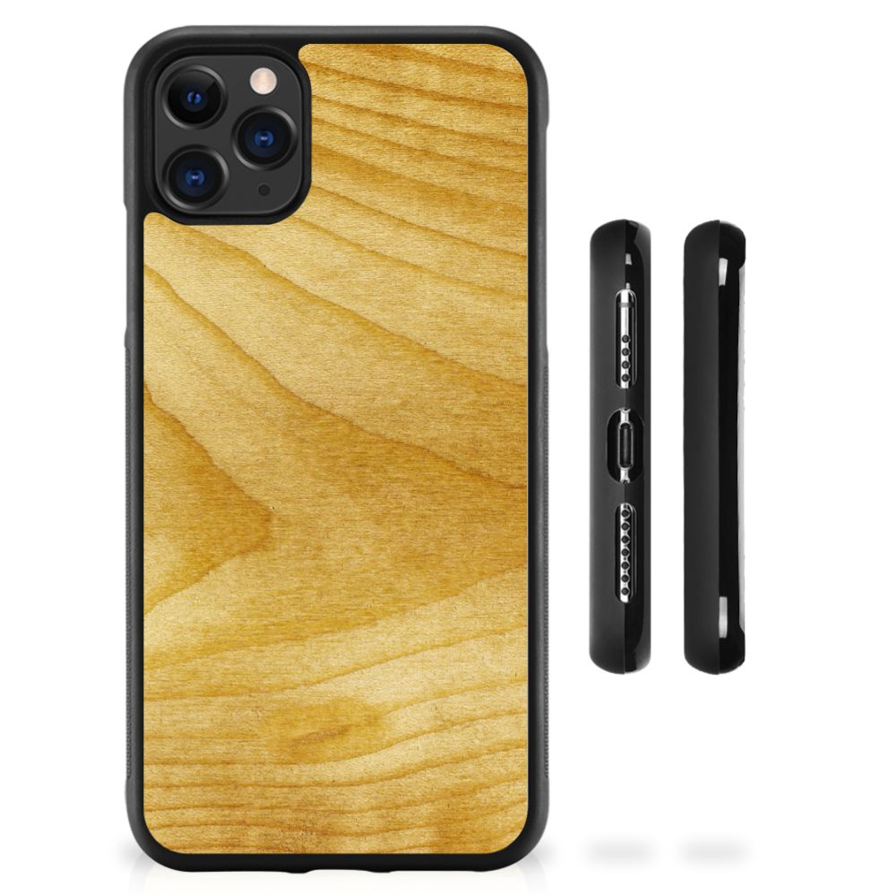 Apple iPhone 11 Pro Max Grip Case Licht Hout B2C Telecom