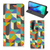 Motorola Moto G Pro Hoesje met Magneet Funky Retro - B2C Telecom